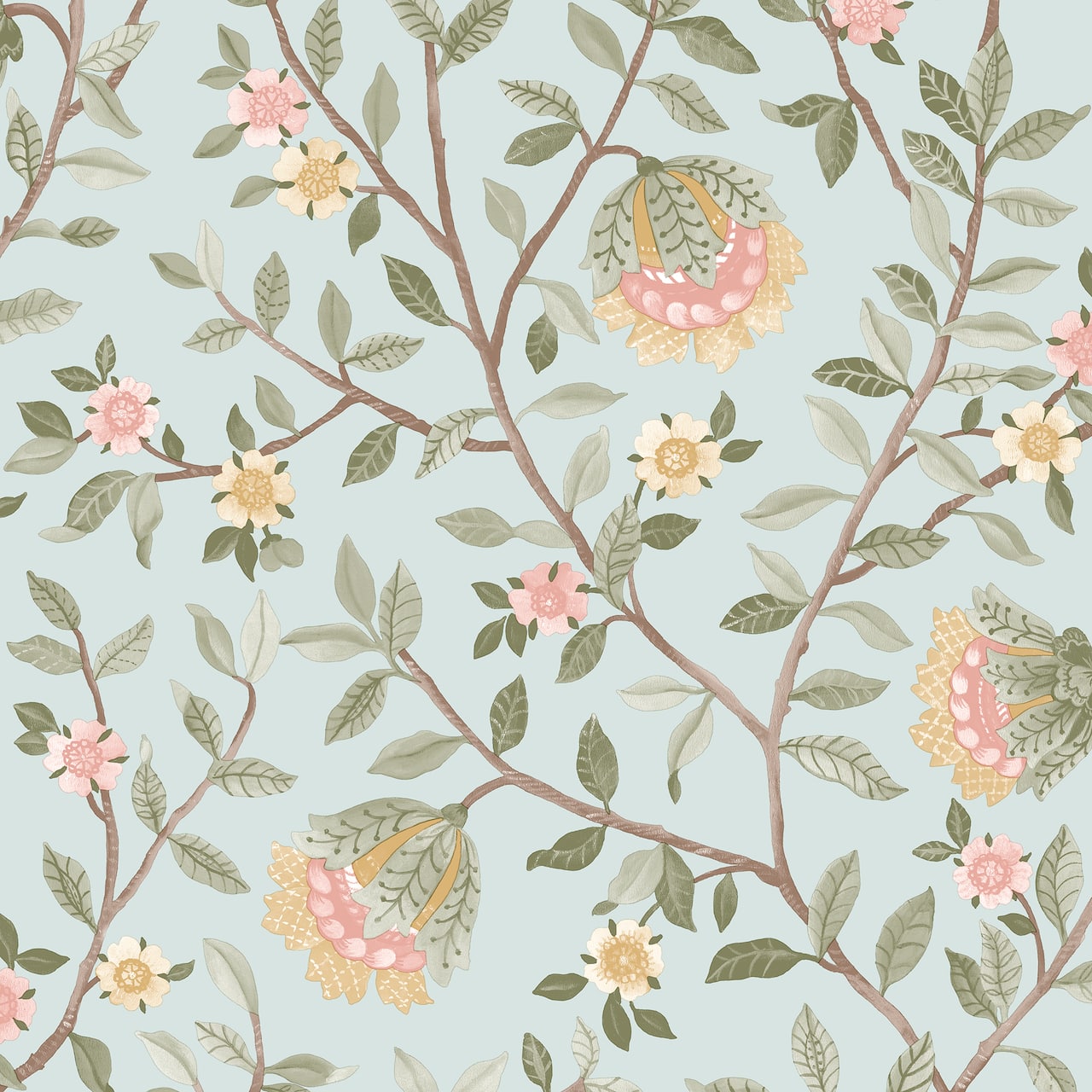 Designs Direct Vintage Botanical Blooms Wallpaper